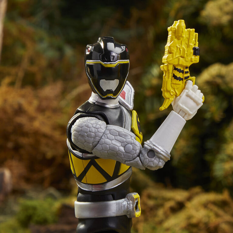 Power Rangers Lightning Collection 6-Inch Dino Charge Black Ranger Premium Collectible - R Exclusive