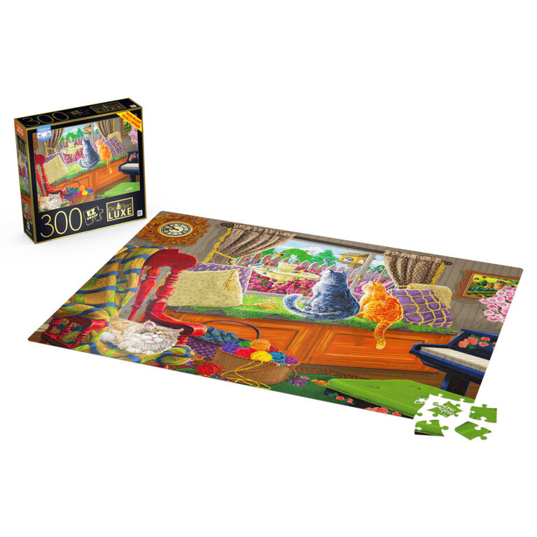 Big Ben 300-Piece Luxe Jigsaw Puzzle, Kitty View