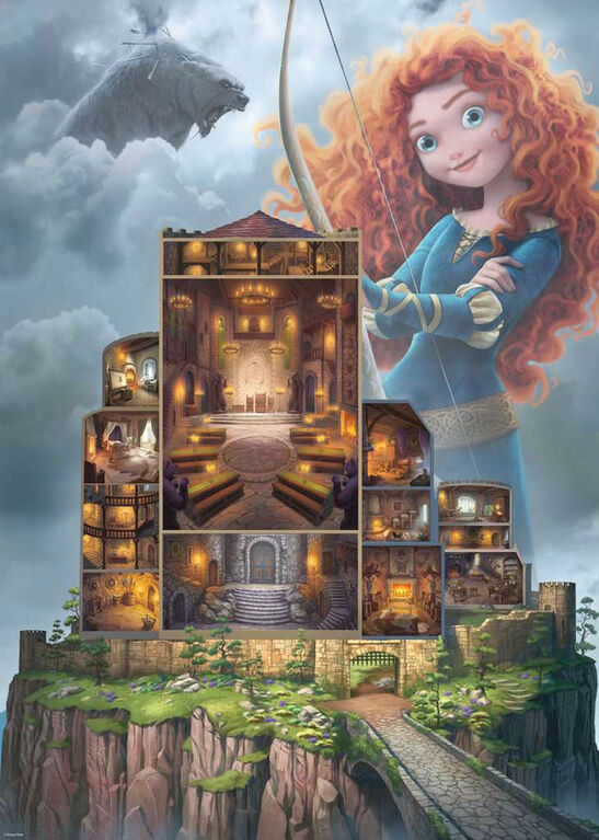 Ravensburger Disney Princess - Disney Castles: Merida 1000pc Puzzle