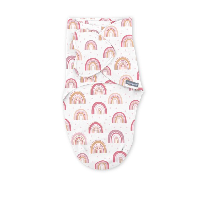 SwaddleMe by Ingenuity Monogram Collection - Rainbow 3PK S/M 0-3M