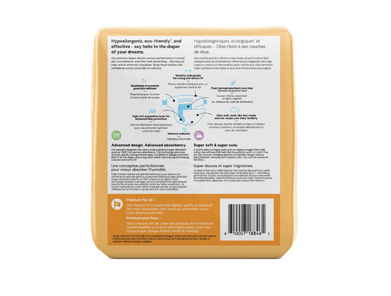 Hello Bello Jumbo Diaper Sleepy Sloth Size 1 Babies R Us Canada