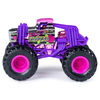 Monster Jam, Coffret de 2 véhicules authentiques Grave Digger vs Wild Flower, Monster trucks en métal moulé à l'échelle 1:64