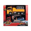 Fast Lane Pump Action Worker with Crane Truck Twin Pack