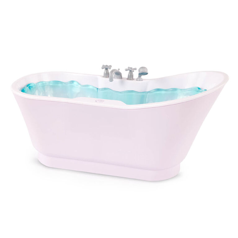 Our Generation Bubbly Bathtime Bathtub Accessory with Water Sounds for 18-inch Dolls