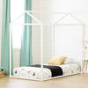 Sweedi Twin House Bed Pure White