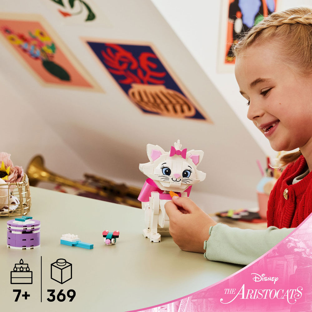 LEGO Disney The Aristocats Adorable Marie Toy Building Set for Girls & Boys, Ages 7+ - 43286