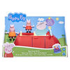 Peppa Pig Peppa's Adventures Peppa's Family Red Car Preschool Toy, Speech and Sound Effects - French Edition