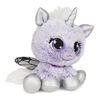 P.Lushes Designer Fashion Pets, Mariah Monarch, licorne en peluche de luxe, violet/argent, 15,2 cm