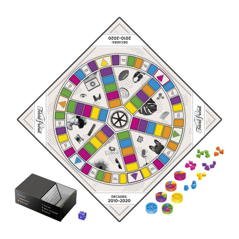 Trivial Pursuit Decades 2010 to 2020 Board Game - English Edition ...