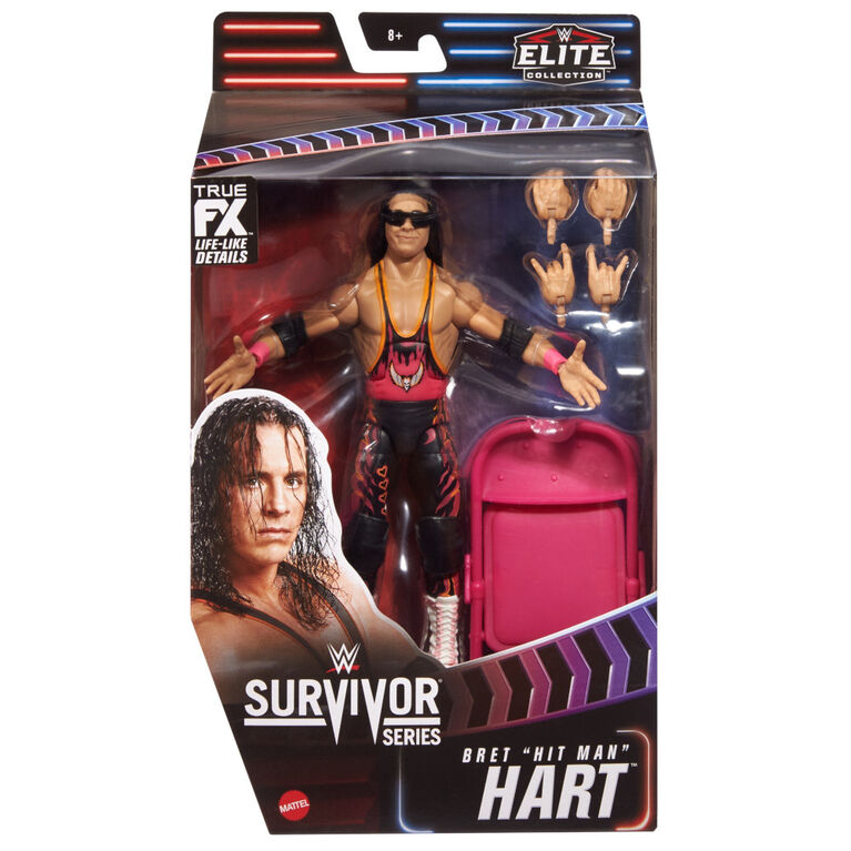 WWE Survivor Series Bret "Hit Man" Hart Elite Collection Action Figure