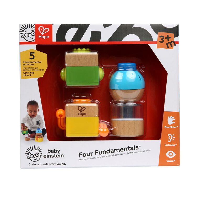 Four Fundamentals Wooden Sensory Set