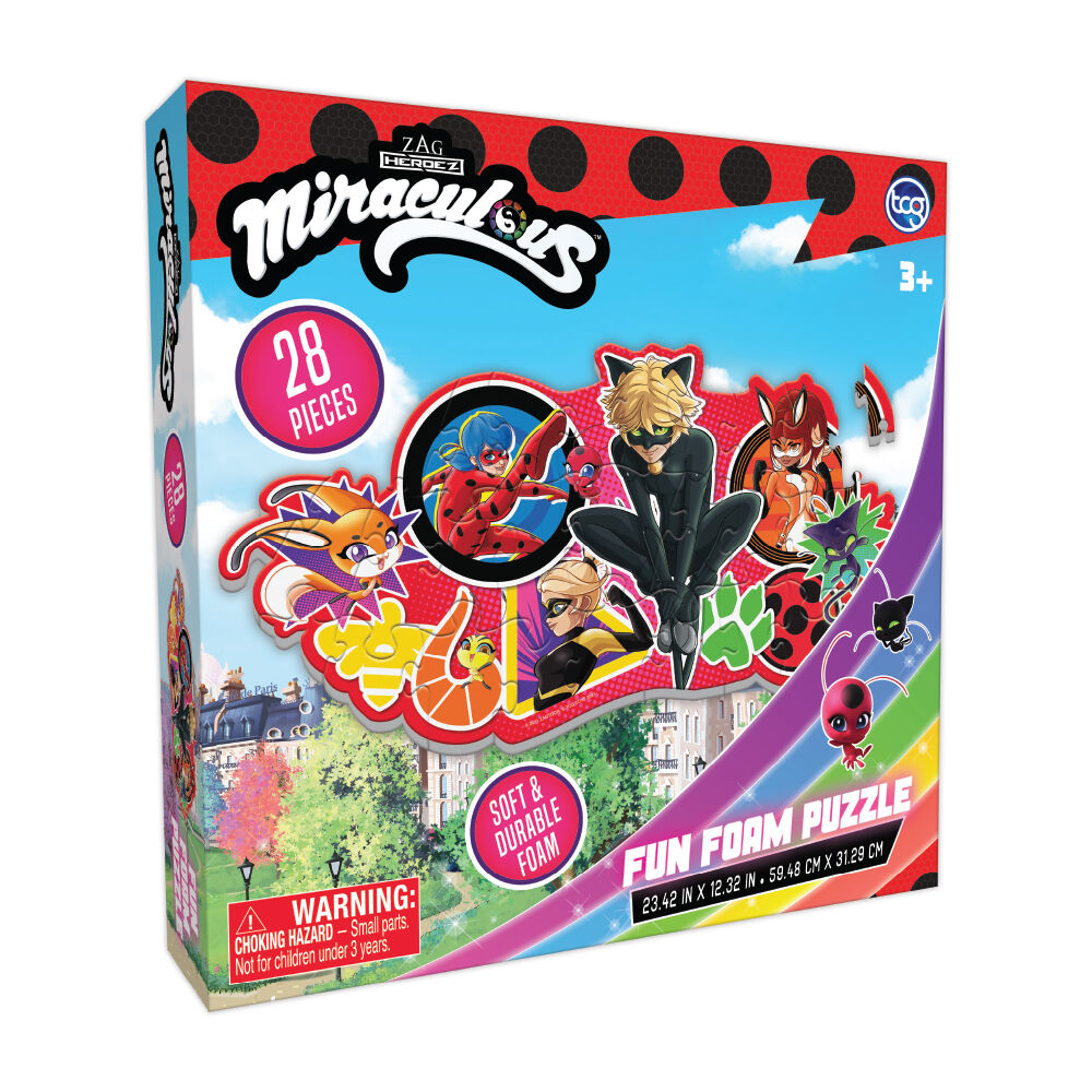 Sure-Lox Kids - Fun Foam Puzzles - Miraculous