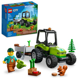 LEGO City Le tracteur forestier 60390; Ensemble de jouet de construction (86 pièces)