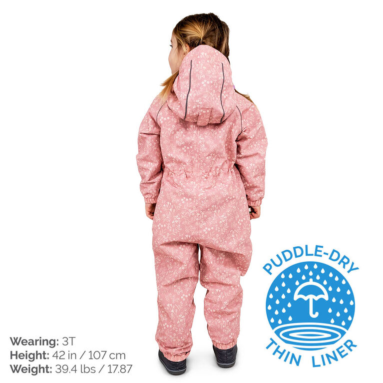 Combinaisons de Pluie Légères pour Enfants | Fleurs des Prairies - 2T (2-3A)