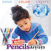 SpiceBox Children's Art Kits Petit Picasso Colored Pencils - English Edition