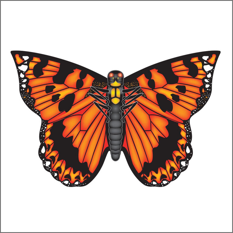 Cerf-volant papillon - orange