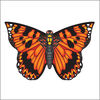 Cerf-volant papillon - orange