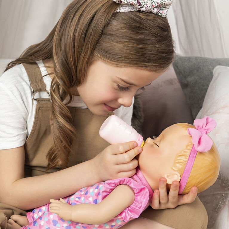 Luvabella Newborn Interactive Baby Doll With Real Expressions And Movement Toys R Us Canada