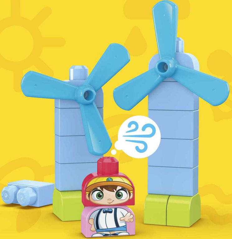 Mega Bloks Green Town Build and Learn Eco House