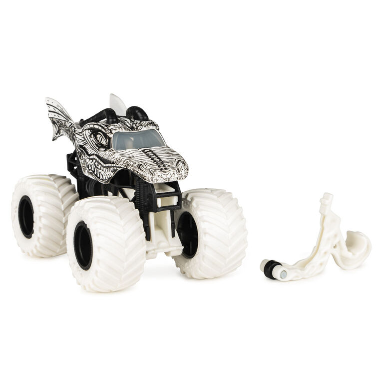 Monster Jam, Official Dragon Monster Truck, Die-Cast Vehicle, Max Contrast Series, 1:64 Scale