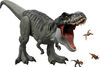 Jurassic World Rebirth Super Colossal Tyrannosaurus Rex Action Figure, T-Rex Dinosaur Movie Toy