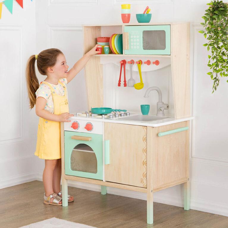 Cuisine-jouet en bois, Mini Chef Kitchenette, B. toys