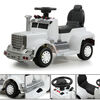 KidsVip 6V Kids and Toddlers Big Rig Ride on Push Truck 3 in 1 w/Side Guards, Handle, RC - White - English Edition