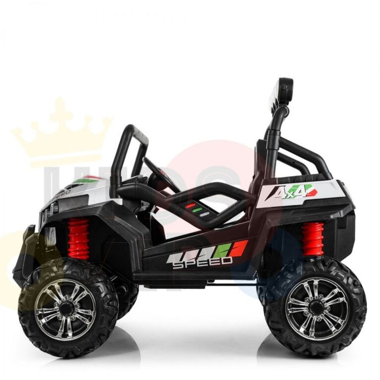 KidsVip 2x12V Kids & Toddlers UTV Viper 4WD Ride on car w/Remote Control - White