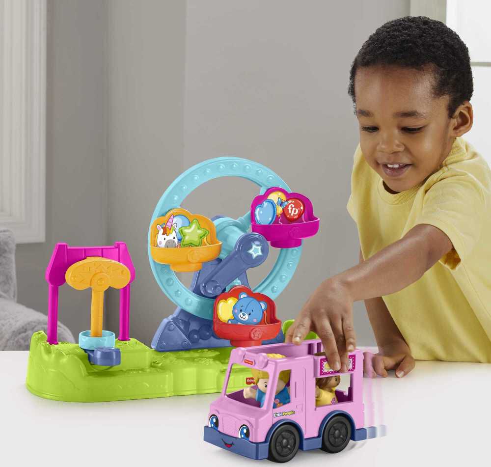 Fisher Price Little People Carnival Playset with Ferris Wheel and