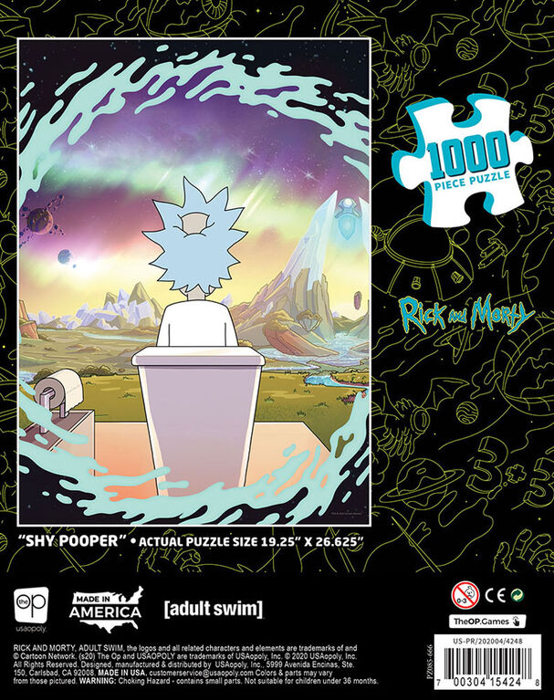 Rick and Morty "Shy Pooper" 1000 Piece Puzzle