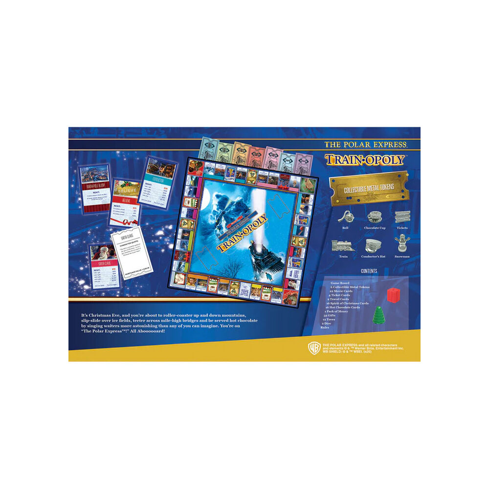 Masterpieces Puzzle Company The Polar Express Opoly Board Game - English Edition