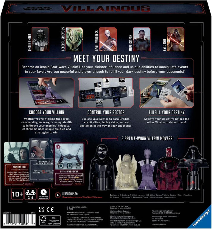 Star Wars (Power of the Dark Side) Villainous - English Edition