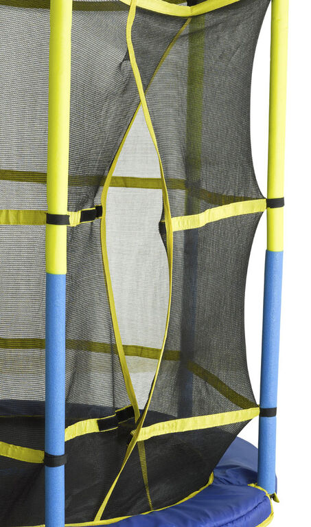 Upper Bounce 55" Kid-Friendly Trampoline & Enclosure Set equipped with "Easy Assemble Feature"