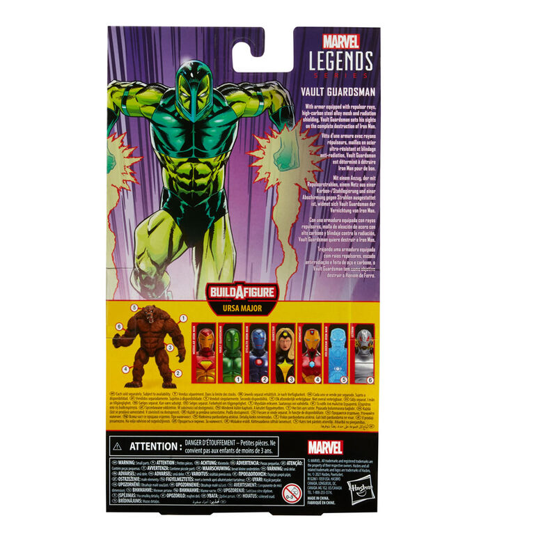 Hasbro Marvel Legends Series, figurine Vault Guardsman de 15 cm, 3 accessoires et pièce Build-a-Figure