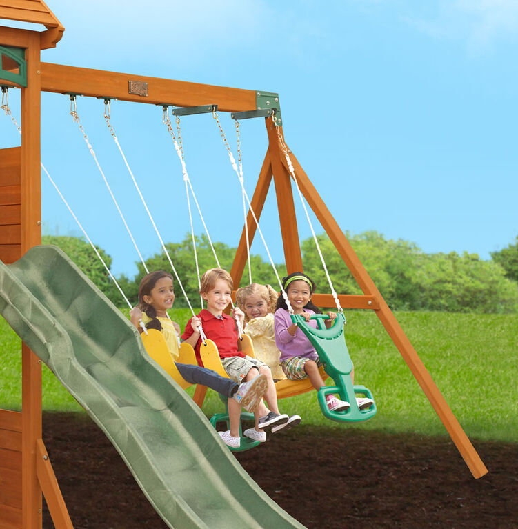 KidKraft Brooksville Wooden Swing Set