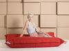 Gouchee Design - Bigbag Brava Fauteuil Géant Imperméable - Rouge
