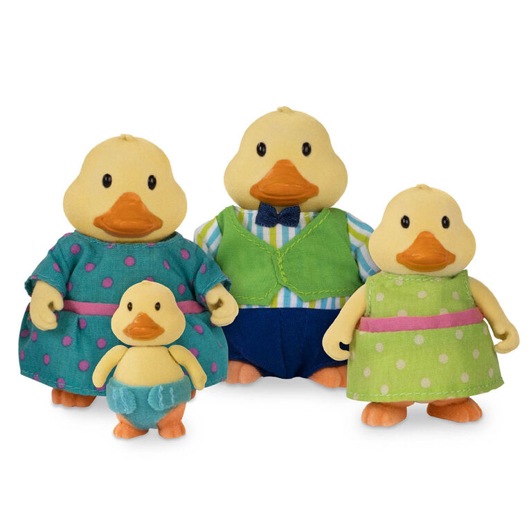 Li'l Woodzeez, Quickquack Ducks, Miniature Animal Figurine Set