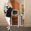 Dreambaby Liberty Security Gate avec fonctionnalité Smart Stay-Open - Blanc.