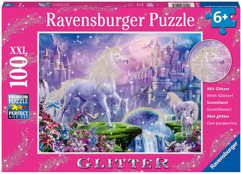 Ravensburger - Unicorn Kingdom Puzzle 100pc