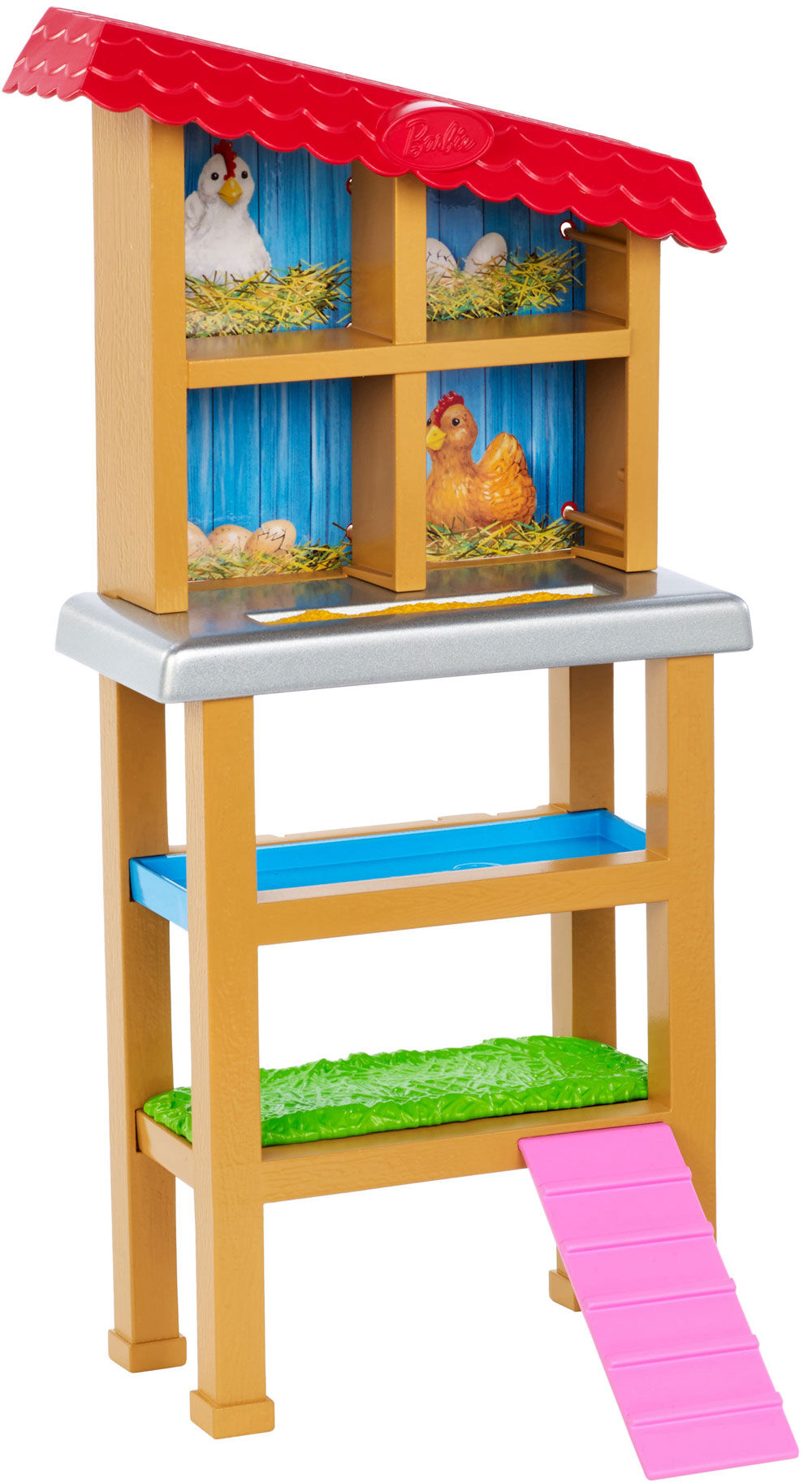 barbie with chicken coop