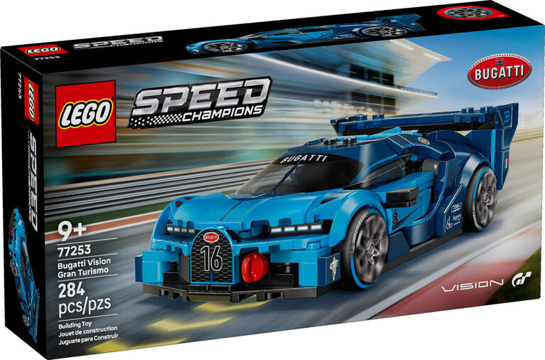 LEGO Speed Champions L'hypervoiture Sport Bugatti Vision Gran Turismo, Ensemble de Mod&egrave;les et de Construction 77253