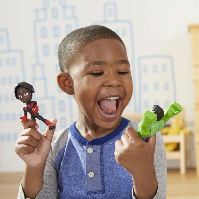 Spidey and His Amazing Friends Hero Miles Morales: Spider-Man and Hulk