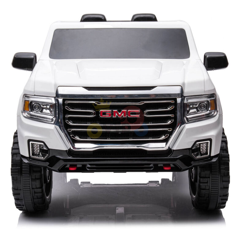 Kidsvip 12V Gmc Canyon At4 W/ Rc-White - English Edition