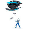 BATMAN, Batcycle Vehicle with Exclusive BATMAN and CLAYFACE 4-Inch Action Figures