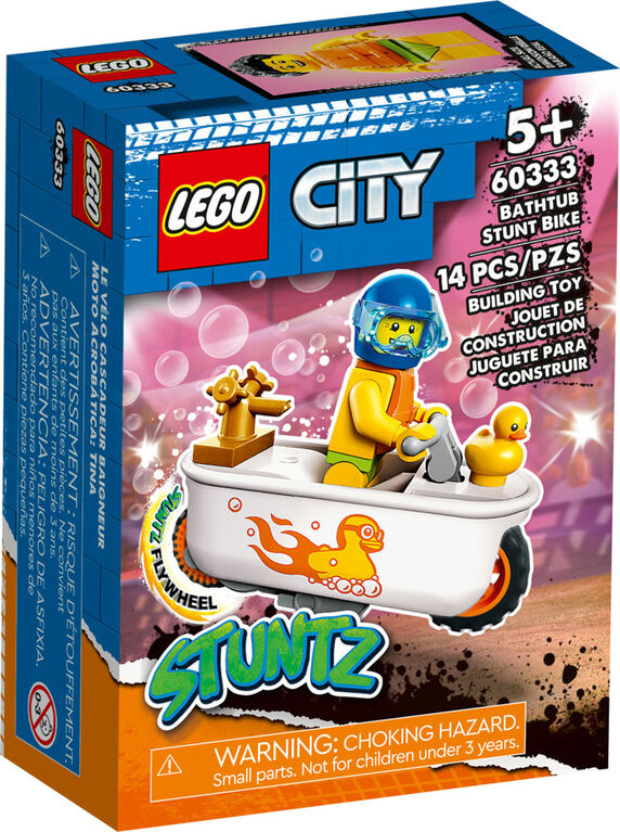 LEGO City Le vélo cascadeur baigneur 60333 Ensemble de construction (14 pièces)