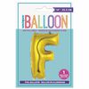 Ballons en forme de lettre or 14 " - F
