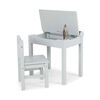 Child's Lift- Top Desk and Chair- Grey