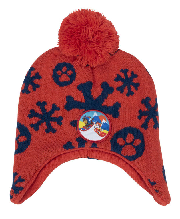 Ensemble Bonnet P&eacute;ruvien Et Gants Pat&rsquo;Patrouille