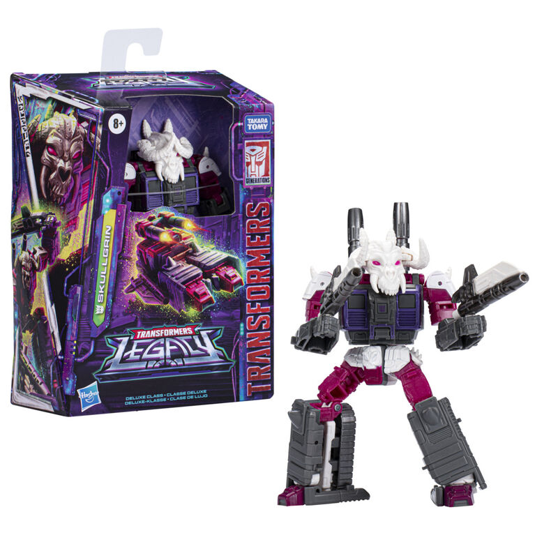 Transformers Toys Generations Legacy Deluxe Skullgrin Action Figure, 5.5-inch