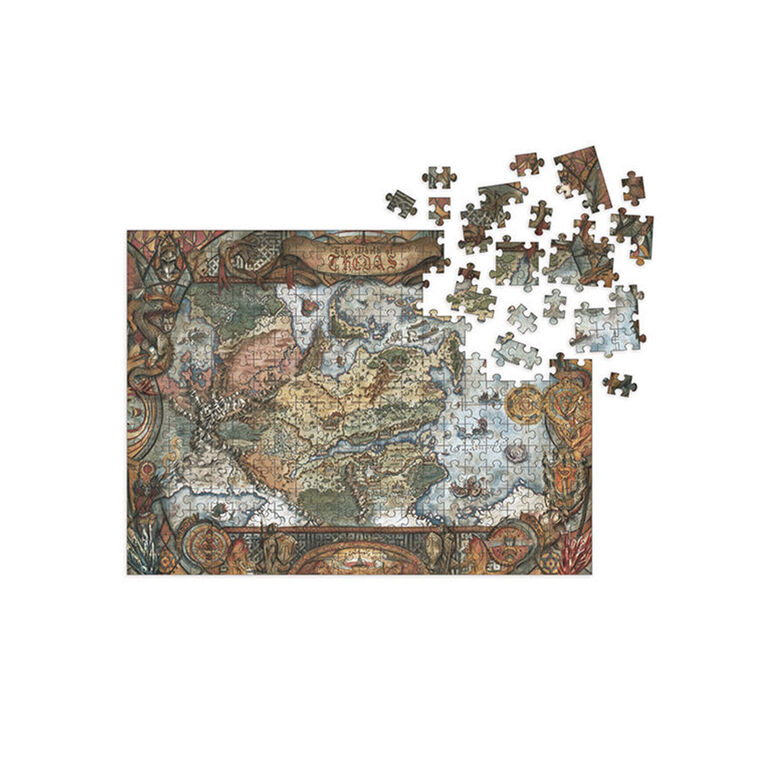 Dragon Age: World Of Thedas Map Puzzle - English Edition
